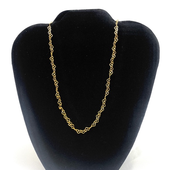 NWOT Heart Necklace and Earrings - Picture 2 of 3